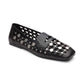 Bali Square Toe Open Weave Studded Loafer
