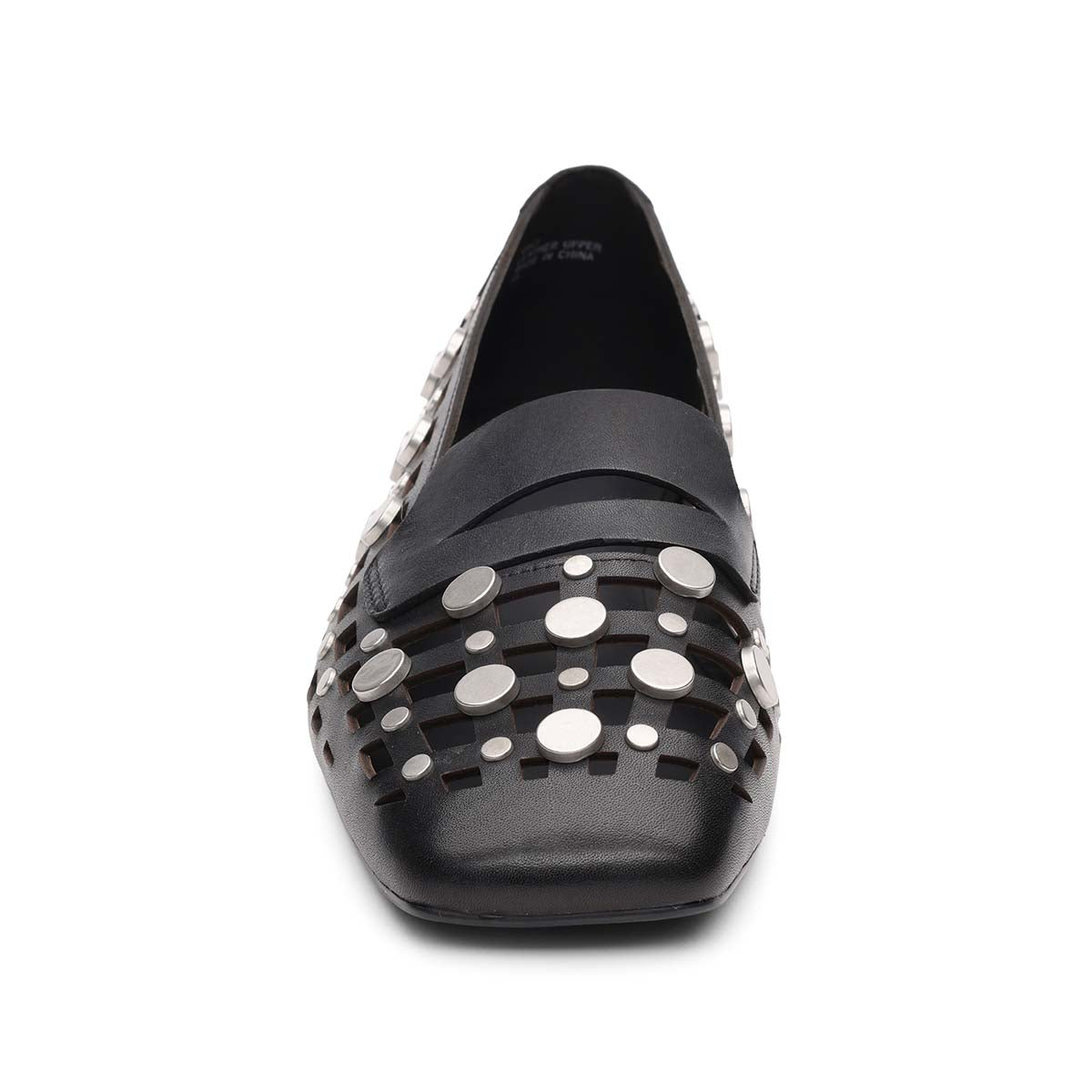 Bali Square Toe Open Weave Studded Loafer