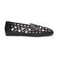 Bali Square Toe Open Weave Studded Loafer