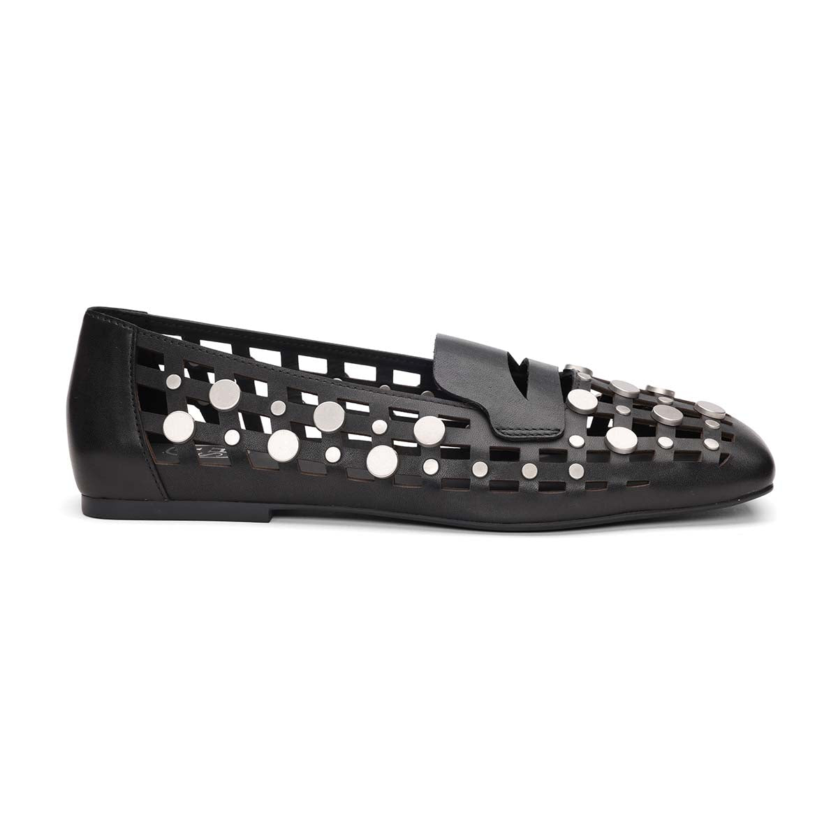 Bali Square Toe Open Weave Studded Loafer