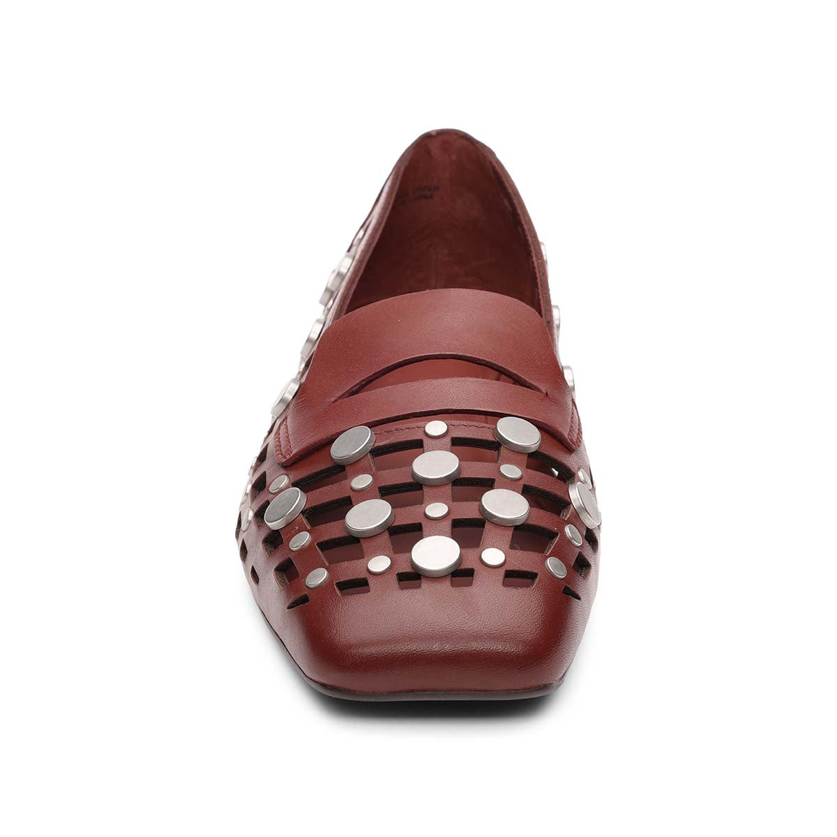 Bali Square Toe Open Weave Studded Loafer