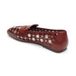 Bali Square Toe Open Weave Studded Loafer