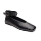 Best Square Toe Ballet with Studded Ankle Strap