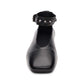 Best Square Toe Ballet with Studded Ankle Strap