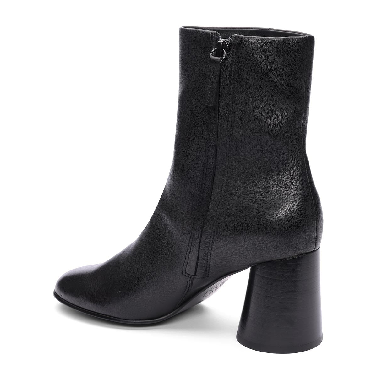 Clone Dress Booties - Black - Dress Ankle Boots - Zipper View - ASH