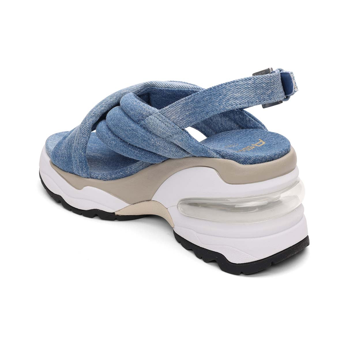 Delia Denim Sport Low Wedge Sandal