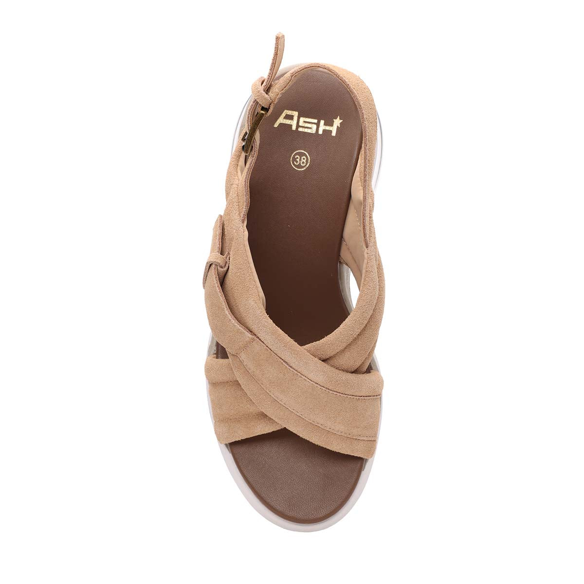 Delia Bis Suede Sport Low Wedge Sandal