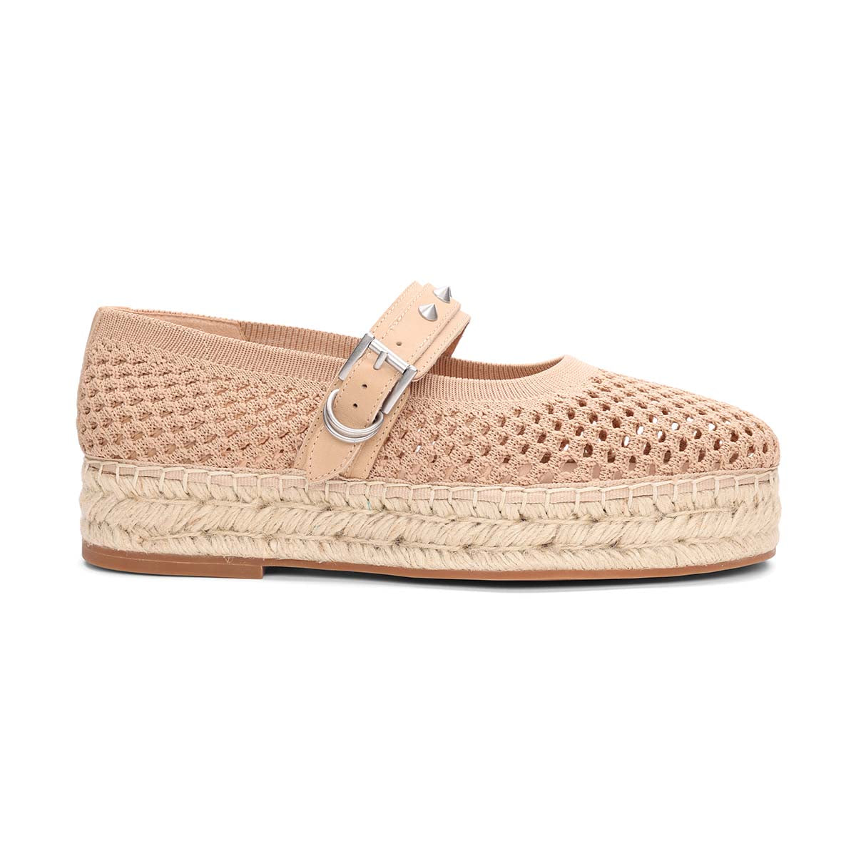Estella Knit Mesh Flatform Espadrille