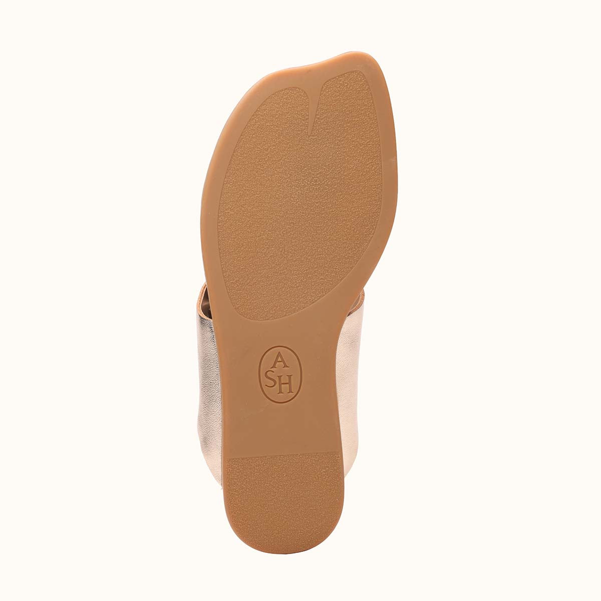 Genius Flat Toe Thong Sandal with Studded Footbed Detail