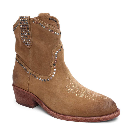 Gipsy Studded Western Bootie - ASH