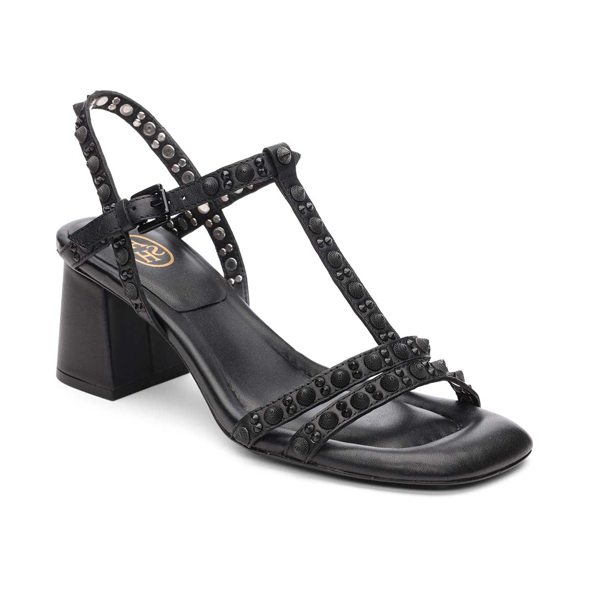 Buy Sole To Soul Studded Open Toe Block Heels - Heels for Women 22417236 |  Myntra