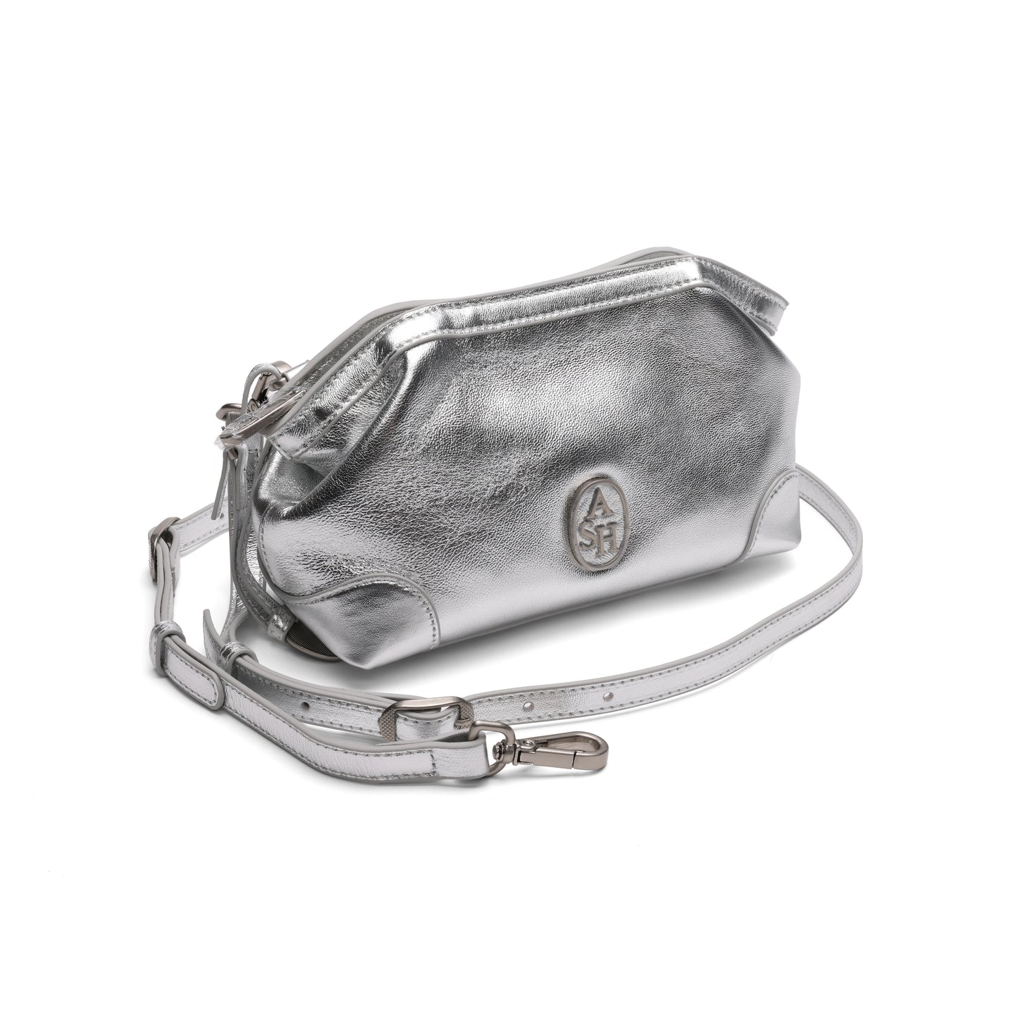 Julie Small Metallic Satchel