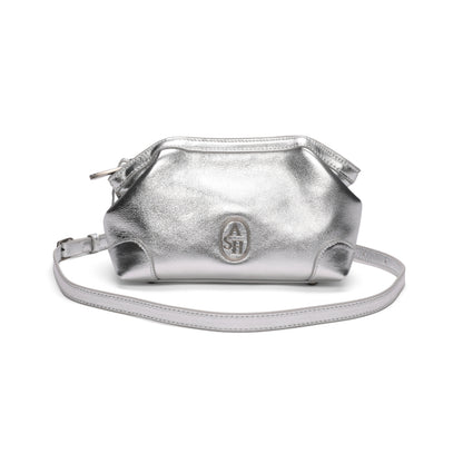 Julie Small Metallic Satchel