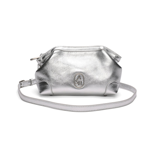 Julie Small Metallic Satchel