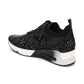 Lucky Shine Black Knit Sneakers - Air Cushioned Sole - ASH