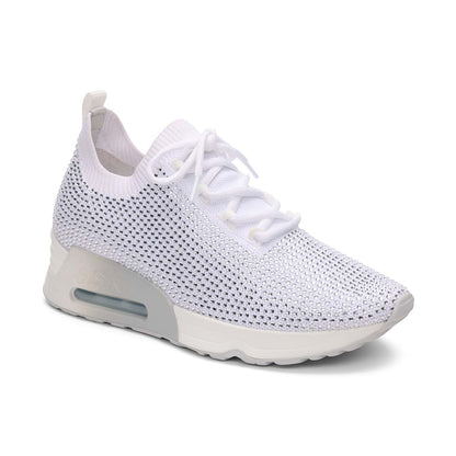 Lucky Strass Embellished Knit Trainer