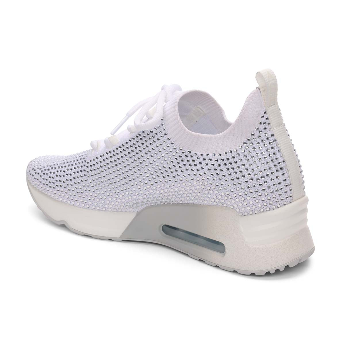 Lucky Strass Embellished Knit Trainer