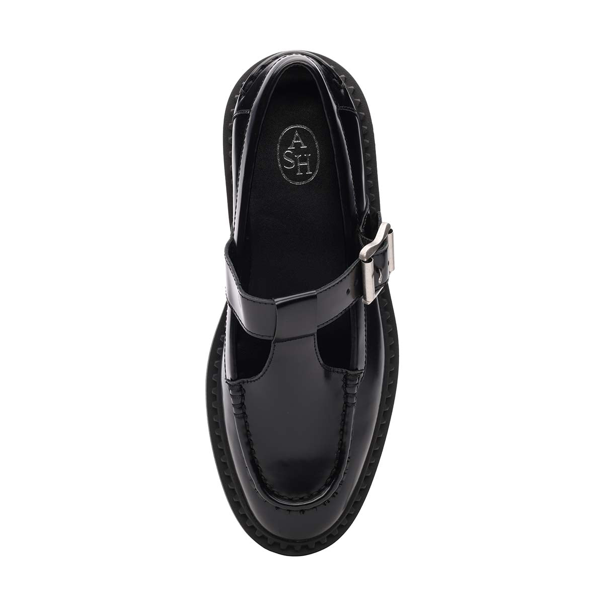 Mason Mary Jane Loafers - Black - Top - ASH