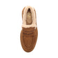 ASH MEDUSA FUR LAND Suede Brown loafer shoe with fur lining on a white background Top View
