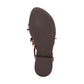 Panic Tstrap Studded Fringe Flat Sandal