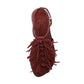 Panic Tstrap Studded Fringe Flat Sandal