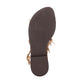 Panic Tstrap Studded Fringe Flat Sandal