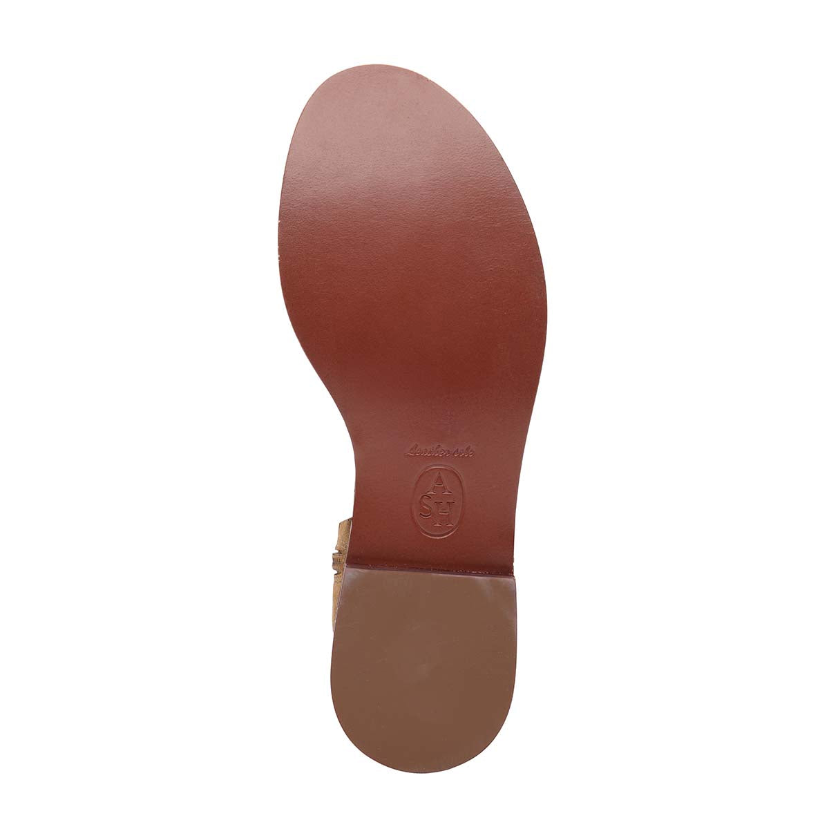 Paquito Embellished Fringe Sandals - Brown - ASH - Bottom View
