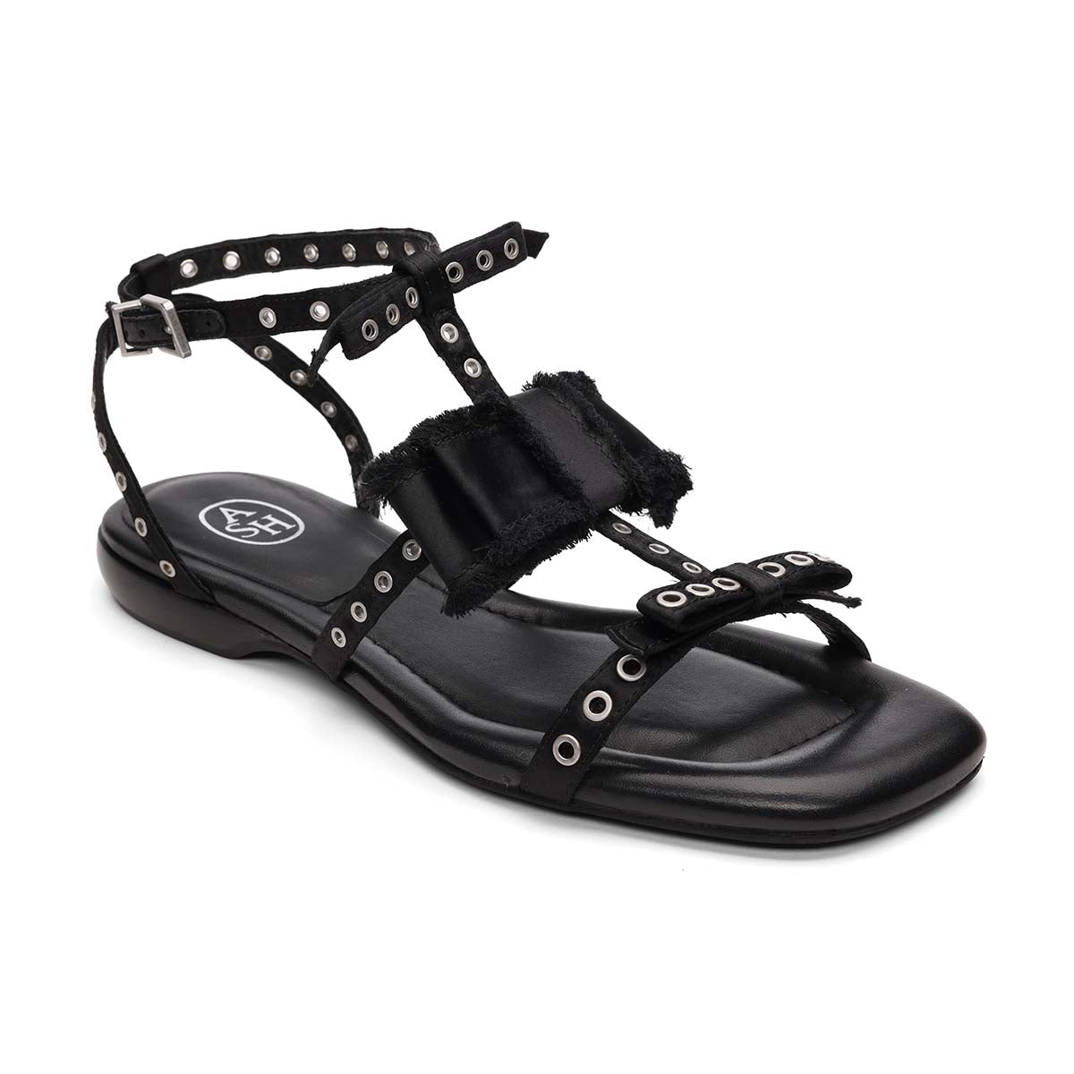 Rachel Satin Embellished Sandal