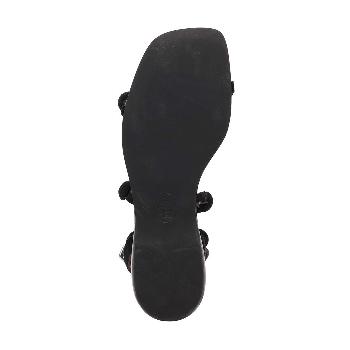 Regy Bis Suede Ball Embellished Flat Sandal
