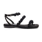Regy Bis Suede Ball Embellished Flat Sandal