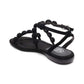 Regy Bis Suede Ball Embellished Flat Sandal