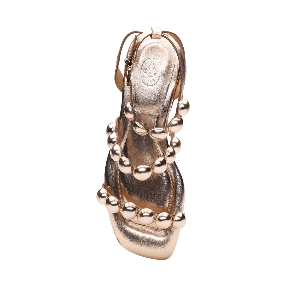 Regy Bis Metallic Ball Embellished Flat Sandal