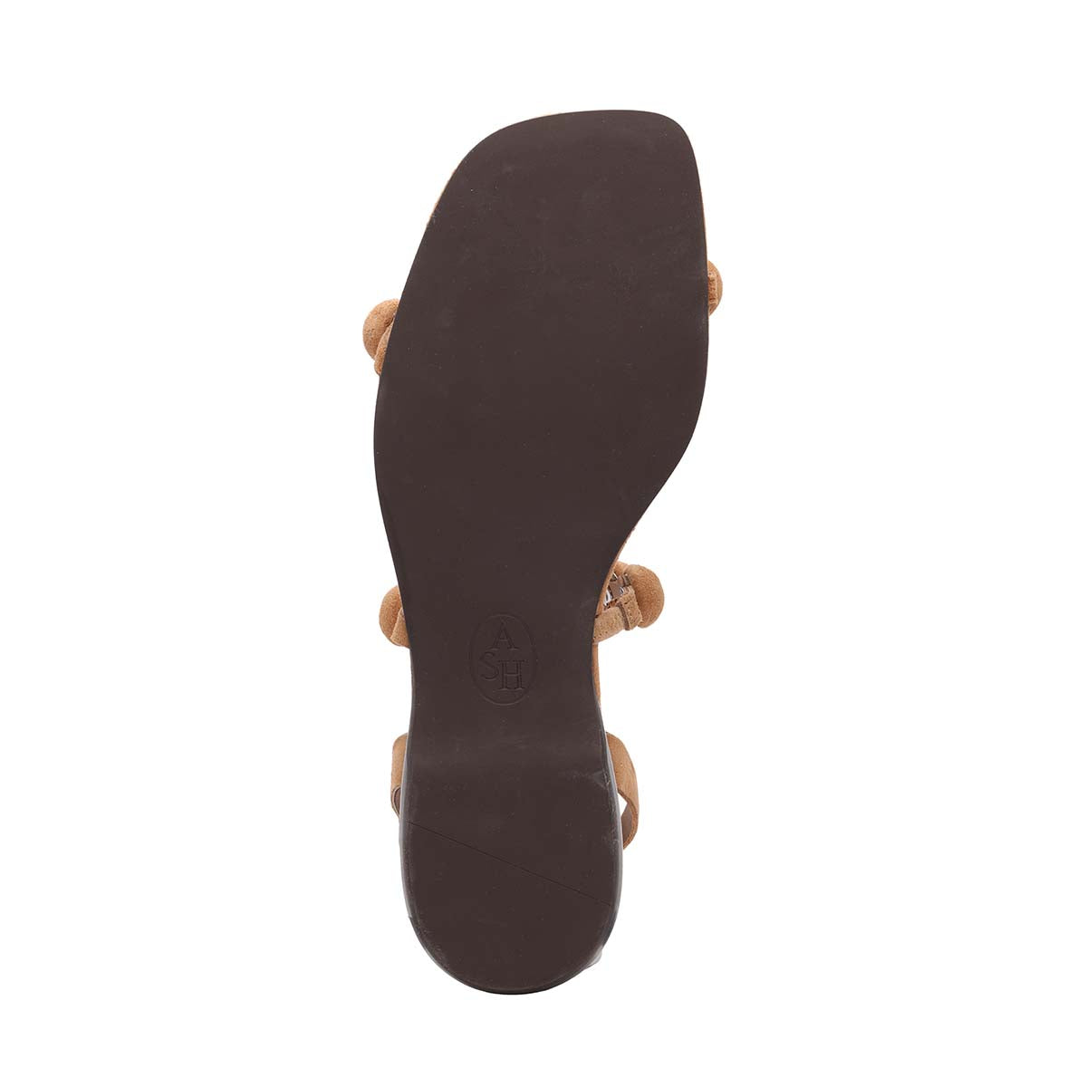 Regy Bis Suede Ball Embellished Flat Sandal