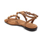 Regy Bis Suede Ball Embellished Flat Sandal