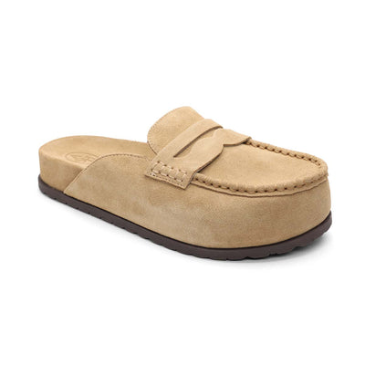 TRACY Penny Loafer Mules - Women's Suede Mules - ASH