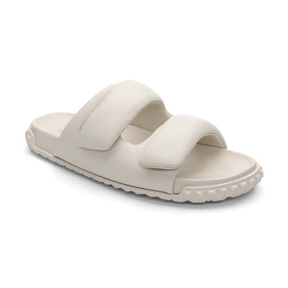 Twist Slip-On Suede Footbed Sandals - White - Women's Slides - ASH
