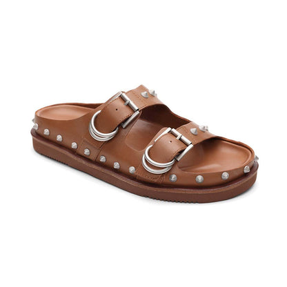 Urus Studded Footbed Sandal - Ash 