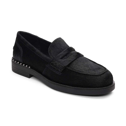 Winona Hair Calf Penny Loafer - Ash 
