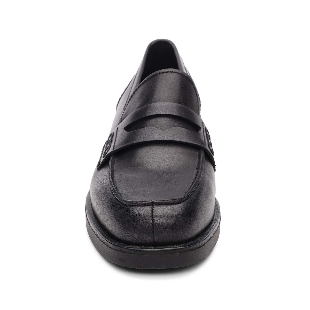 Winona Penny Loafers - Black - Front - ASH