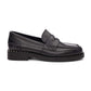 Winona Penny Loafers - Black - Side - ASH