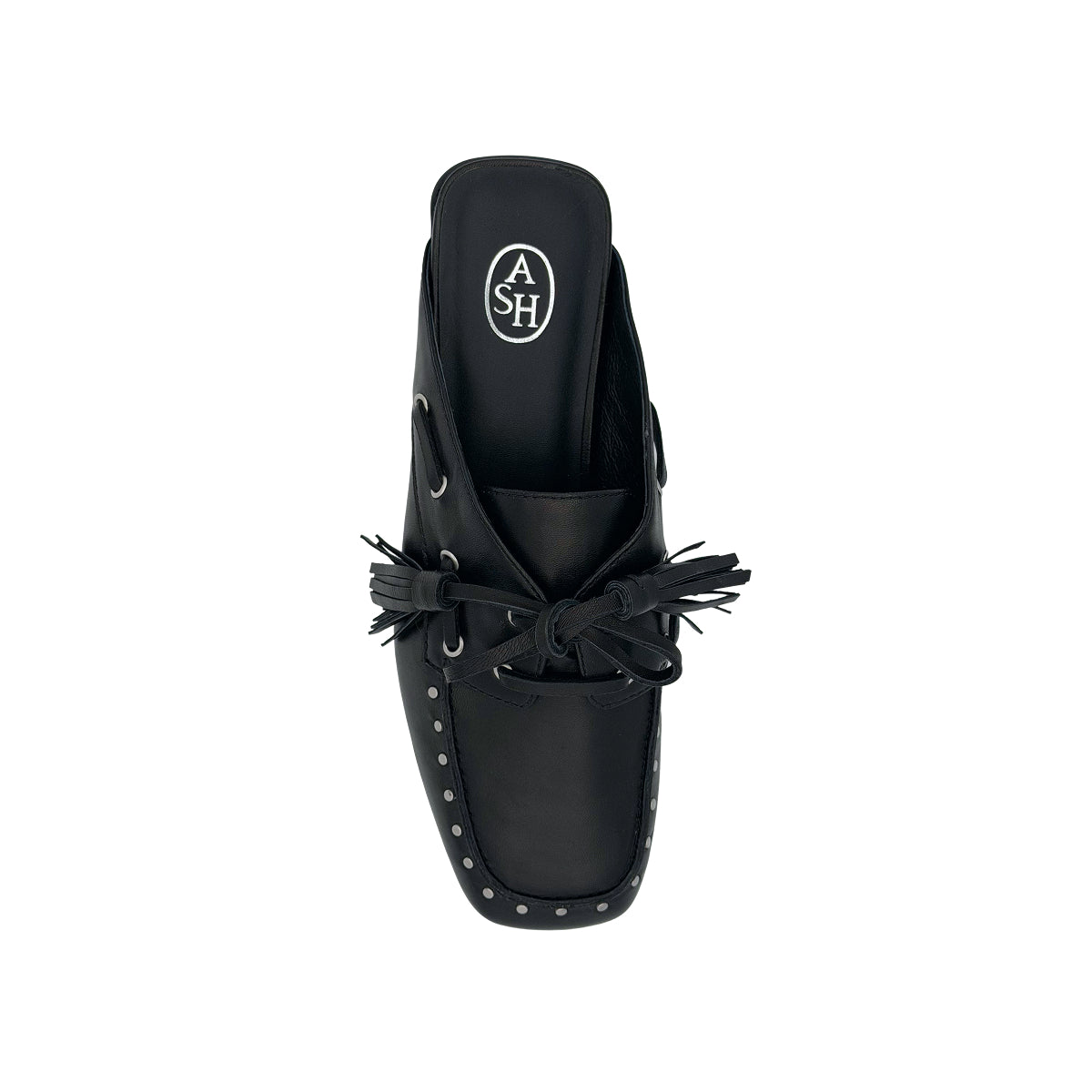 Bavaria Studs Suede Studded-Tassel Suede Mule