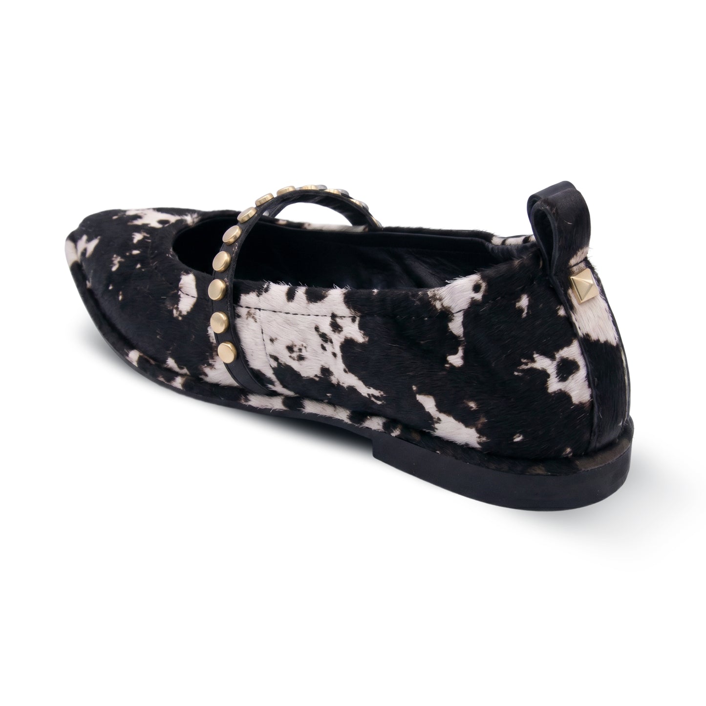 Bella Studs Studded Hair Calf Maryjane