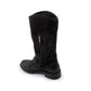 Freesia Tall Leather Moto Bootie