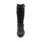 Freesia Tall Leather Moto Bootie