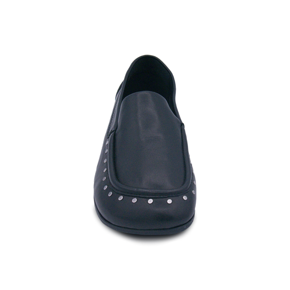 Jasper Studded Leather Moc
