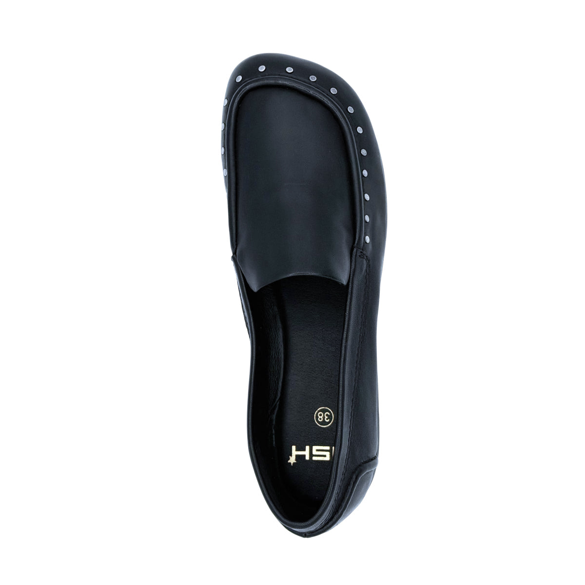 Jasper Studded Leather Moc