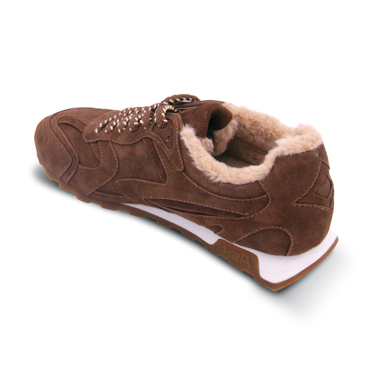 Kasar Suede Faux Fur Lined Ballet Sneaker