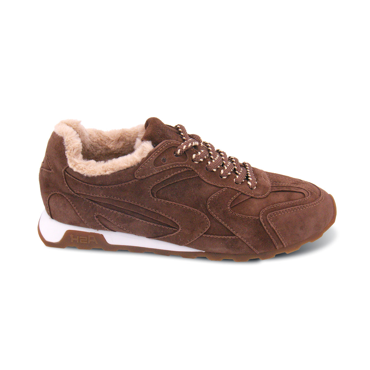 Kasar Suede Faux Fur Lined Ballet Sneaker