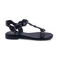 Phanny Leather Studded T-Strap Sandal
