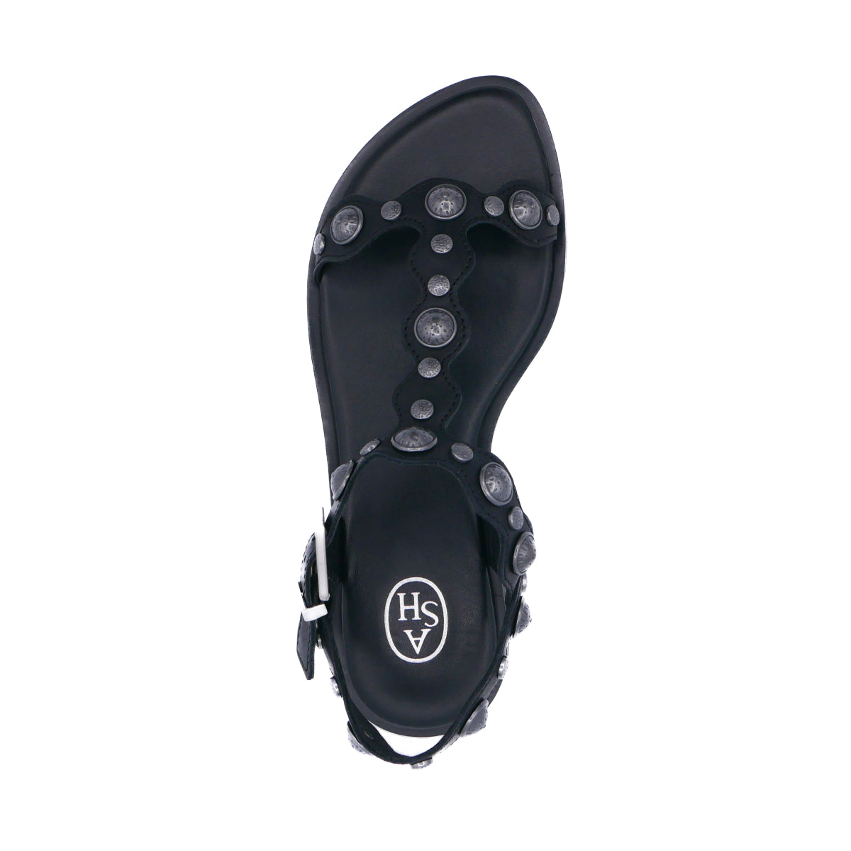 Phanny Leather Studded T-Strap Sandal